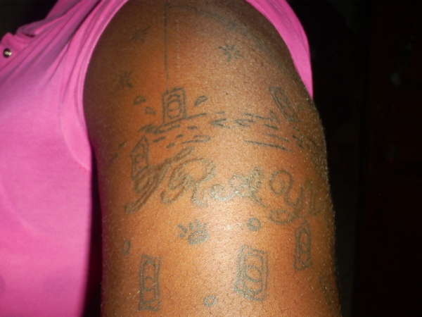 Fishin' for cash tattoo