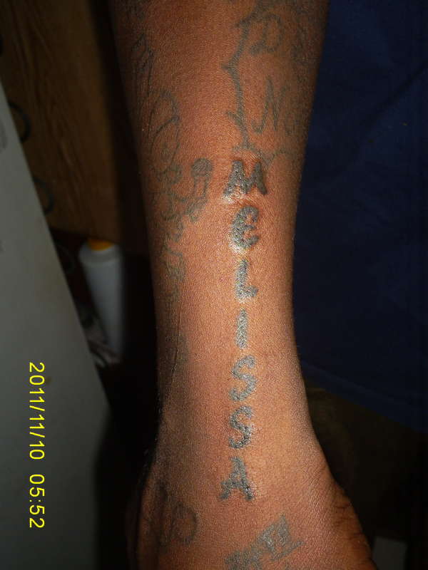 Girlfriend's name tattoo
