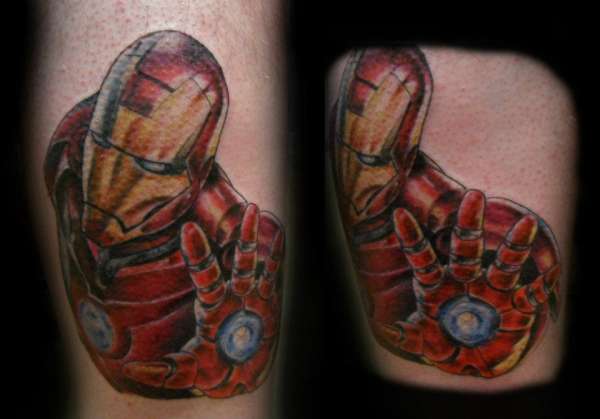 Ironman done by Max How ( Templemax ) @ Garths Tattoos in Kent tattoo