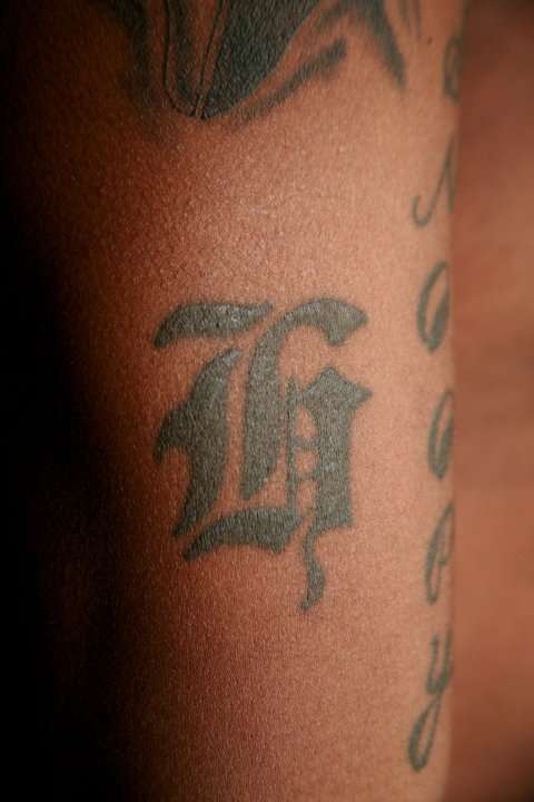 Old English tattoo