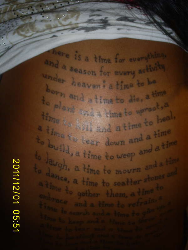Scripture (part 1of 3) tattoo
