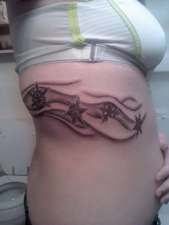 Snowflakes tattoo