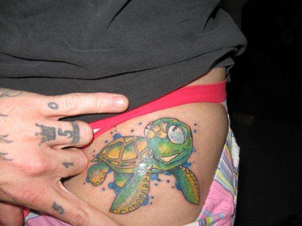 Squirt tattoo