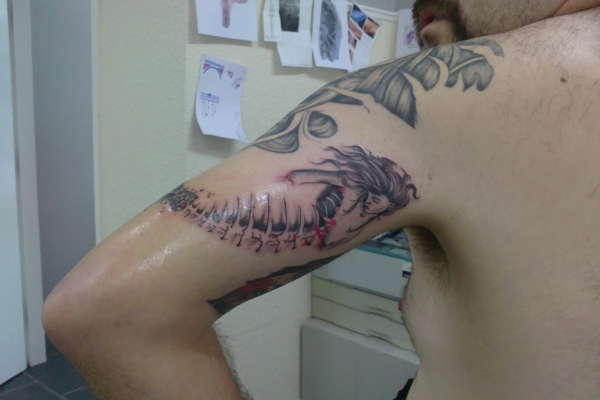 Zombie Mermaid tattoo