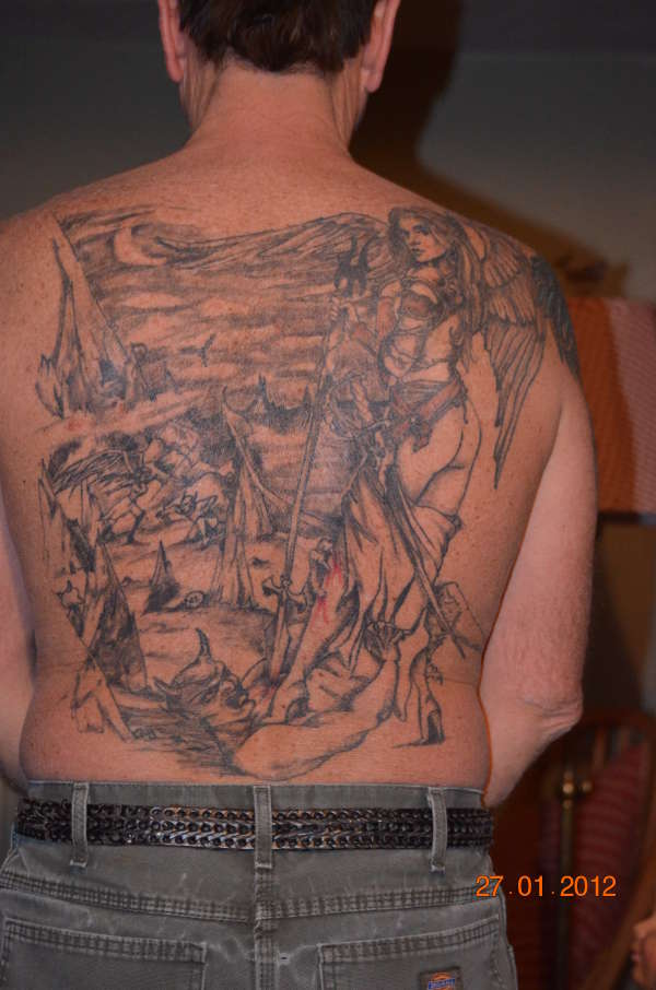 angel s and demons tattoo