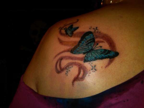 butterfly in the wind tattoo