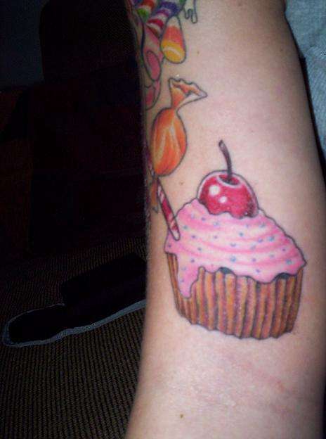 cupcake tattoo