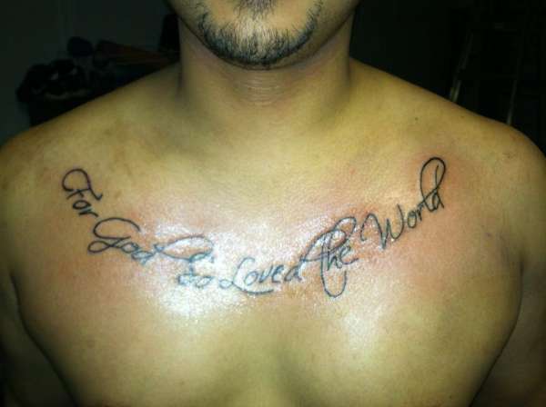 for god so loved the world tattoo