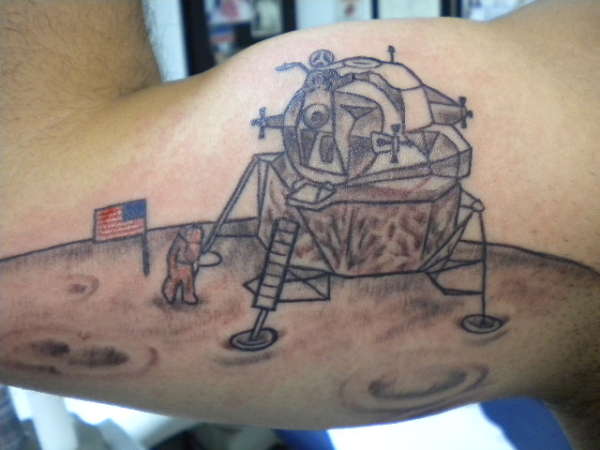 lunar module tattoo