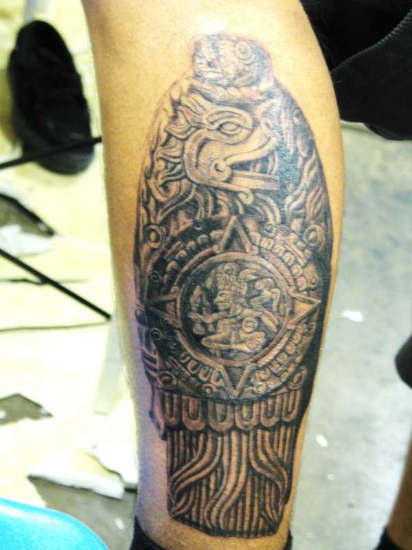 Aztec Piece tattoo