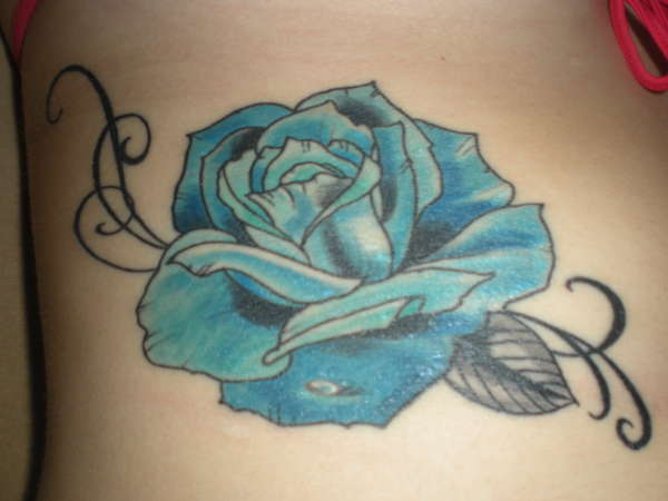 Blue Rose tattoo