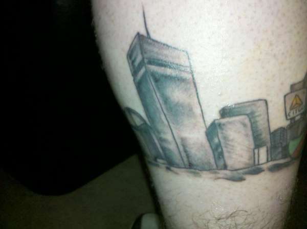 Boston Sports w/ Skyline (2) tattoo