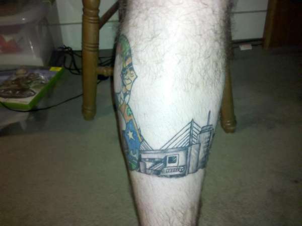 Boston Sports w/ Skyline (3) tattoo