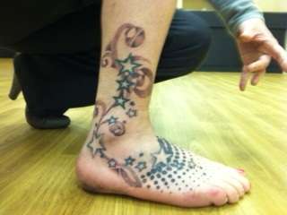 Foot tattoo (unfinished) tattoo