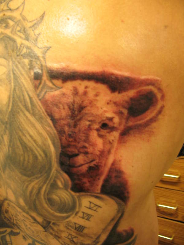 Lamb tattoo