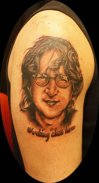 Lennon tattoo