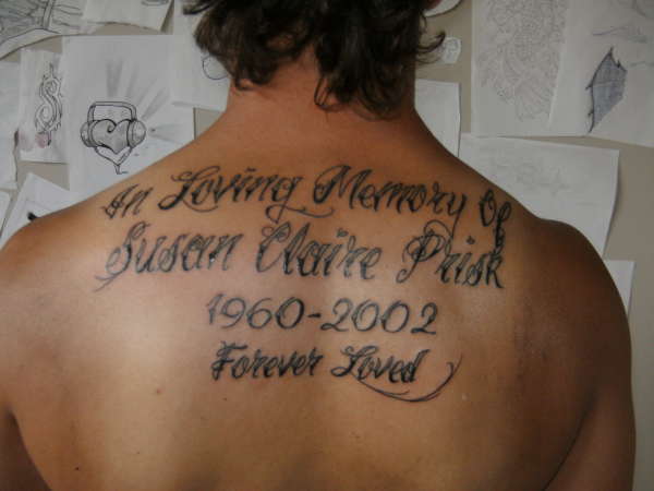 Memorial tattoo tattoo