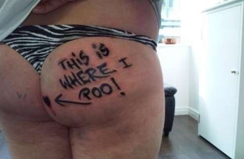 Second Ashole tattoo