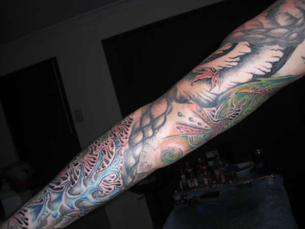 back of liams sleeve tattoo