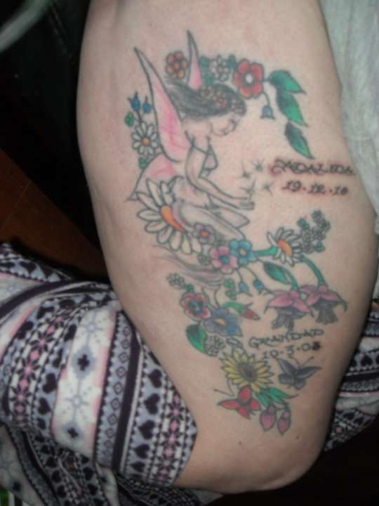 fairy garden tattoo