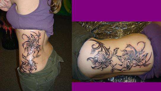 tiger lily x 2 tattoo