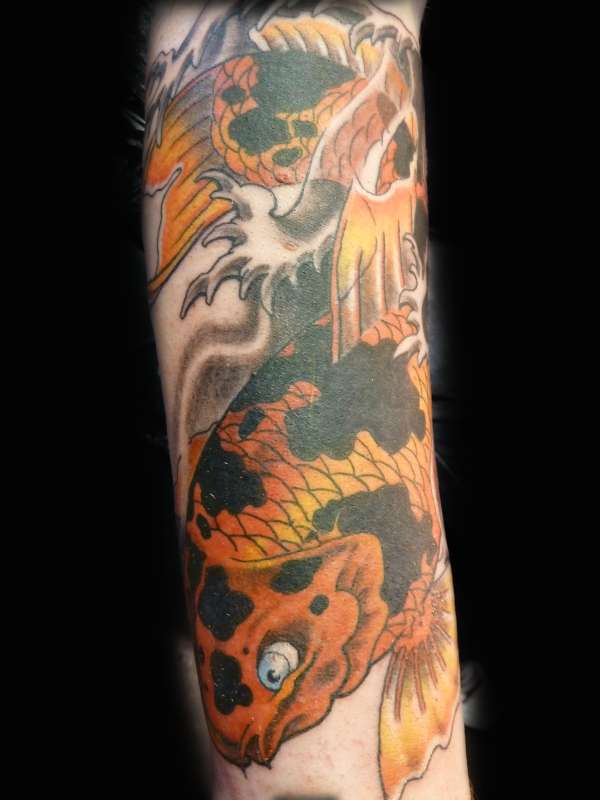 koi carp tattoo