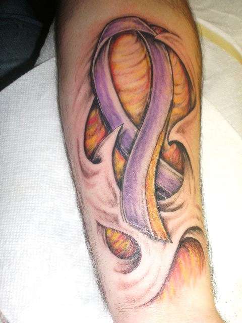patient of cancer tattoo