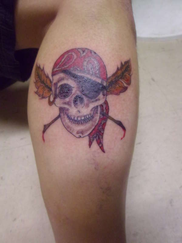 pirate skull tattoo tattoo