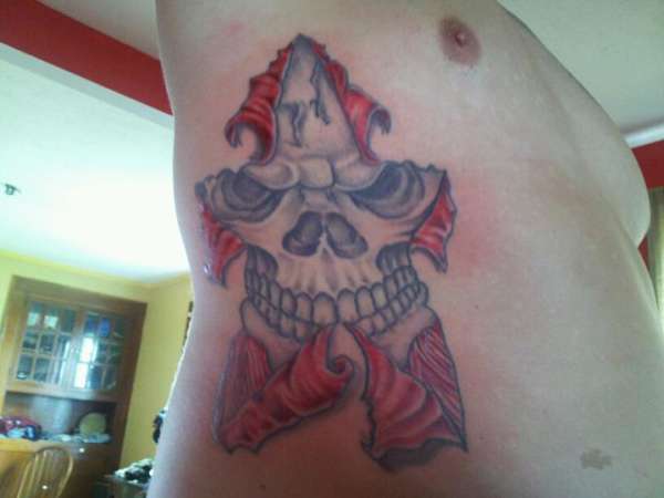skull star tattoo