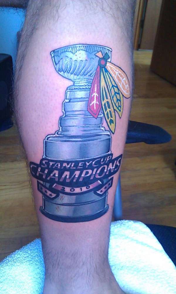2010 Stanley Cup Champs tattoo