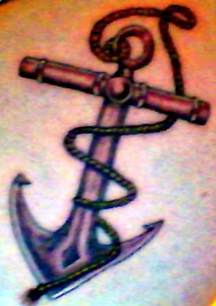Anchor tattoo