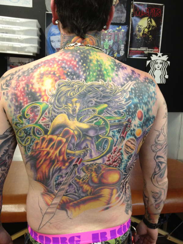 Demon Backpiece tattoo