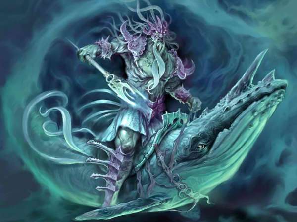 King Poseidon riding a rhino whale tattoo idea trickstattoo tattoo