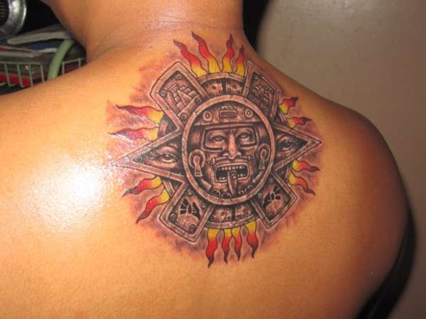 My 1st  AZTEC tattoo !!! tattoo