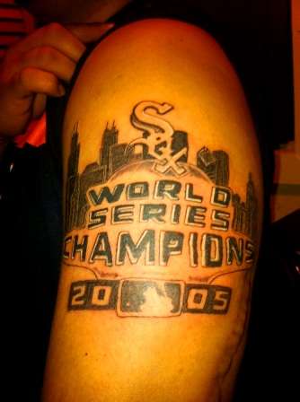 White Sox Logo tattoo