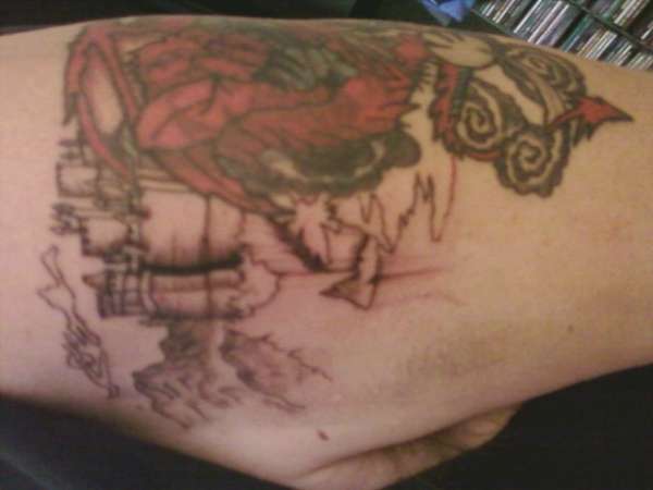 adding more to the cover up tattoo