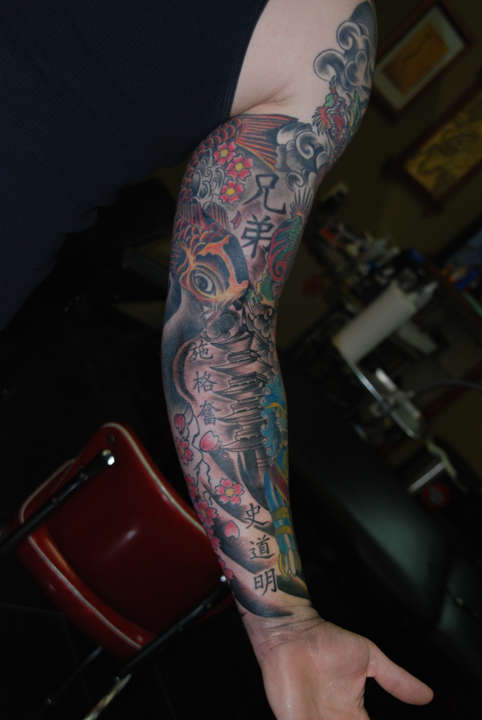 asian sleeve 1 tattoo