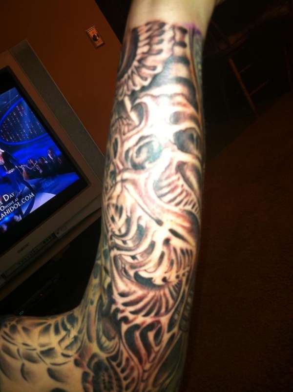 bio-organic (ish) tattoo