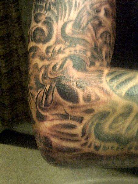 bio-organic (ish) tattoo