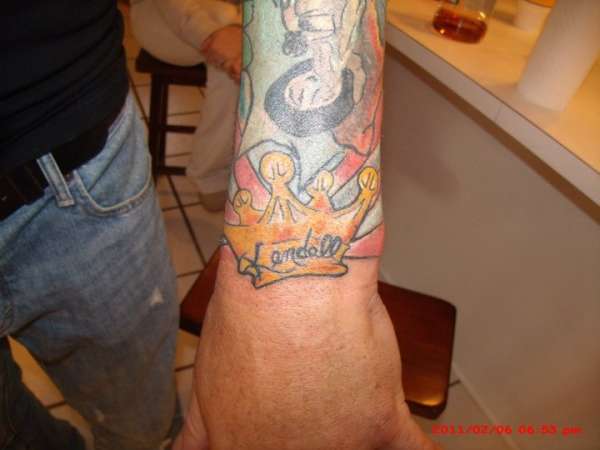 crown tattoo