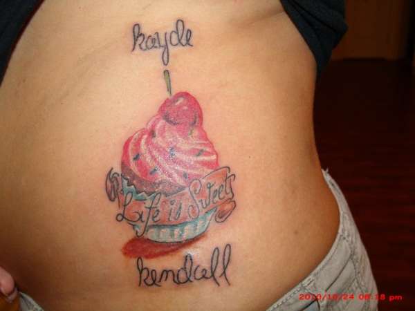 cupcake tattoo