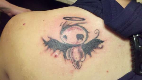 gothic angel tattoo