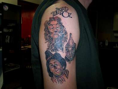wizard of oz in progress tattoo