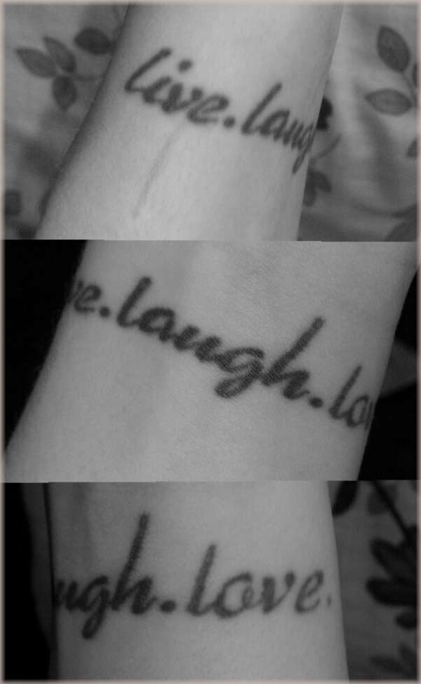 live.laugh.love tattoo