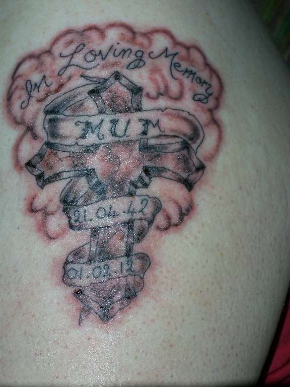 mums memorial tattoo