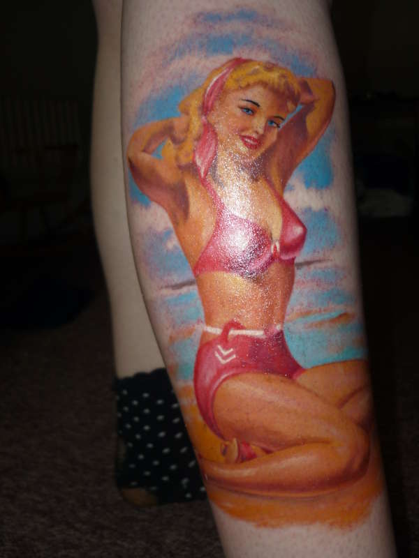 my pin up tattoo