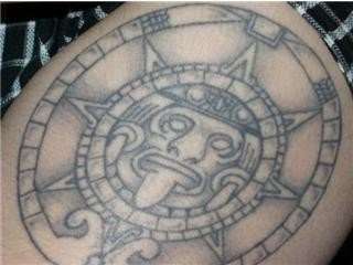 Aztec Calendar tattoo