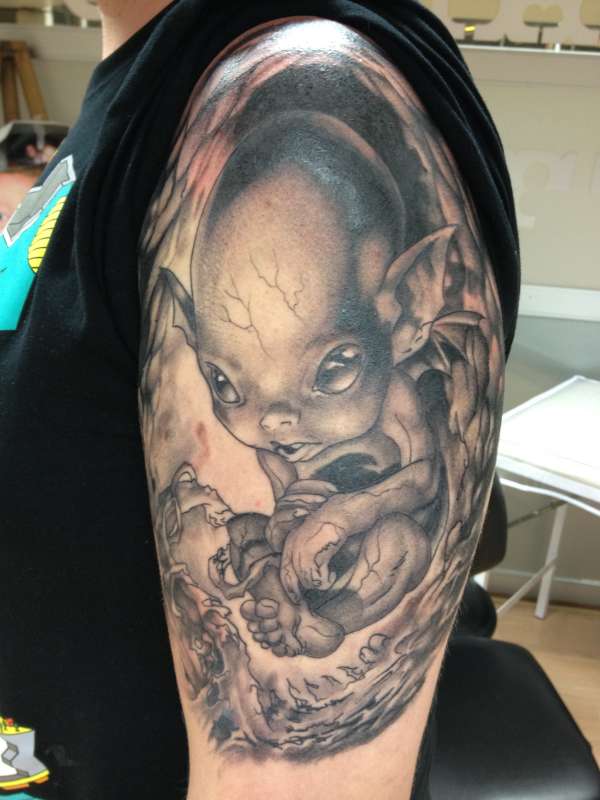 Demon Baby tattoo