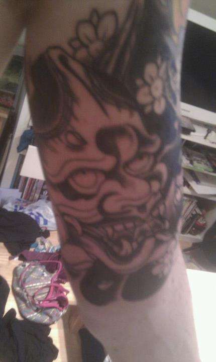 Hannya Mask tattoo