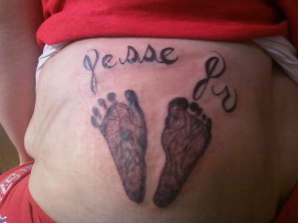 JOANN'S SON'S FEET tattoo